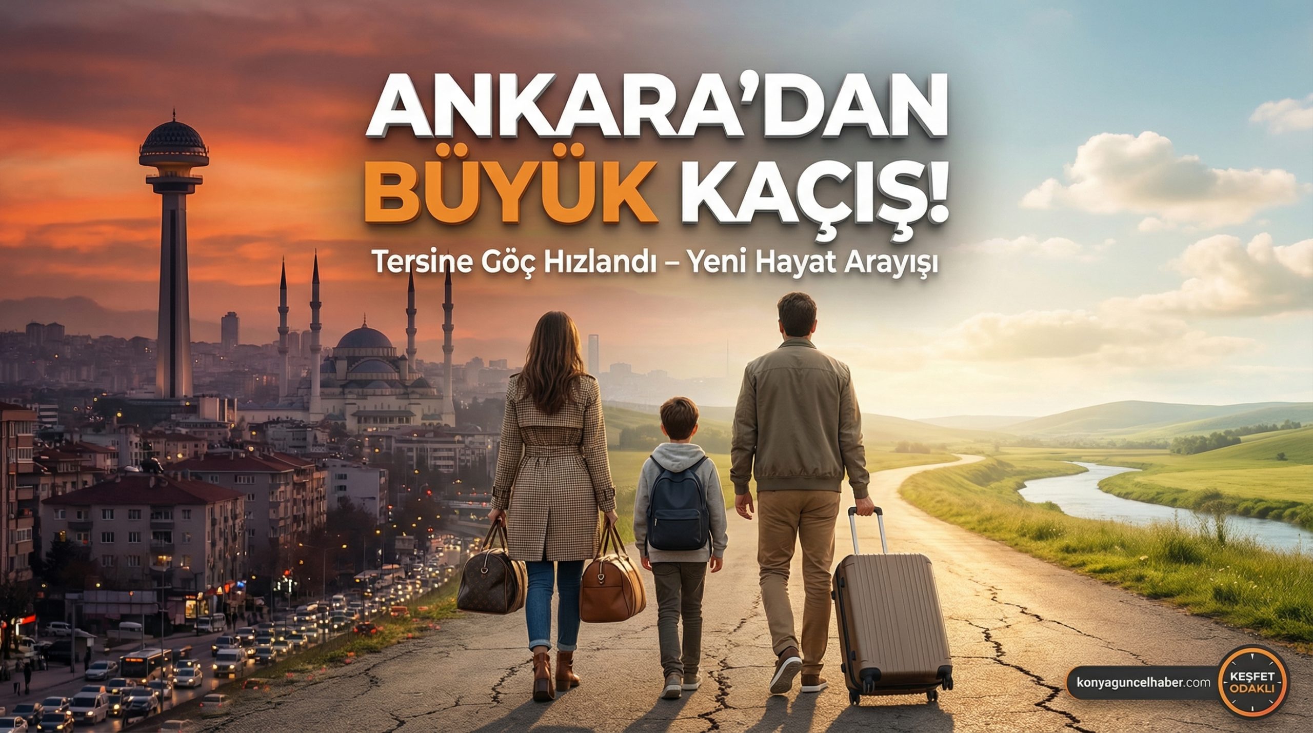 Başkentte Tersine Göç Dalgası: Ankara Neden Hızla Nüfus Kaybediyor? İşte Şaşırtıcı Sebepler