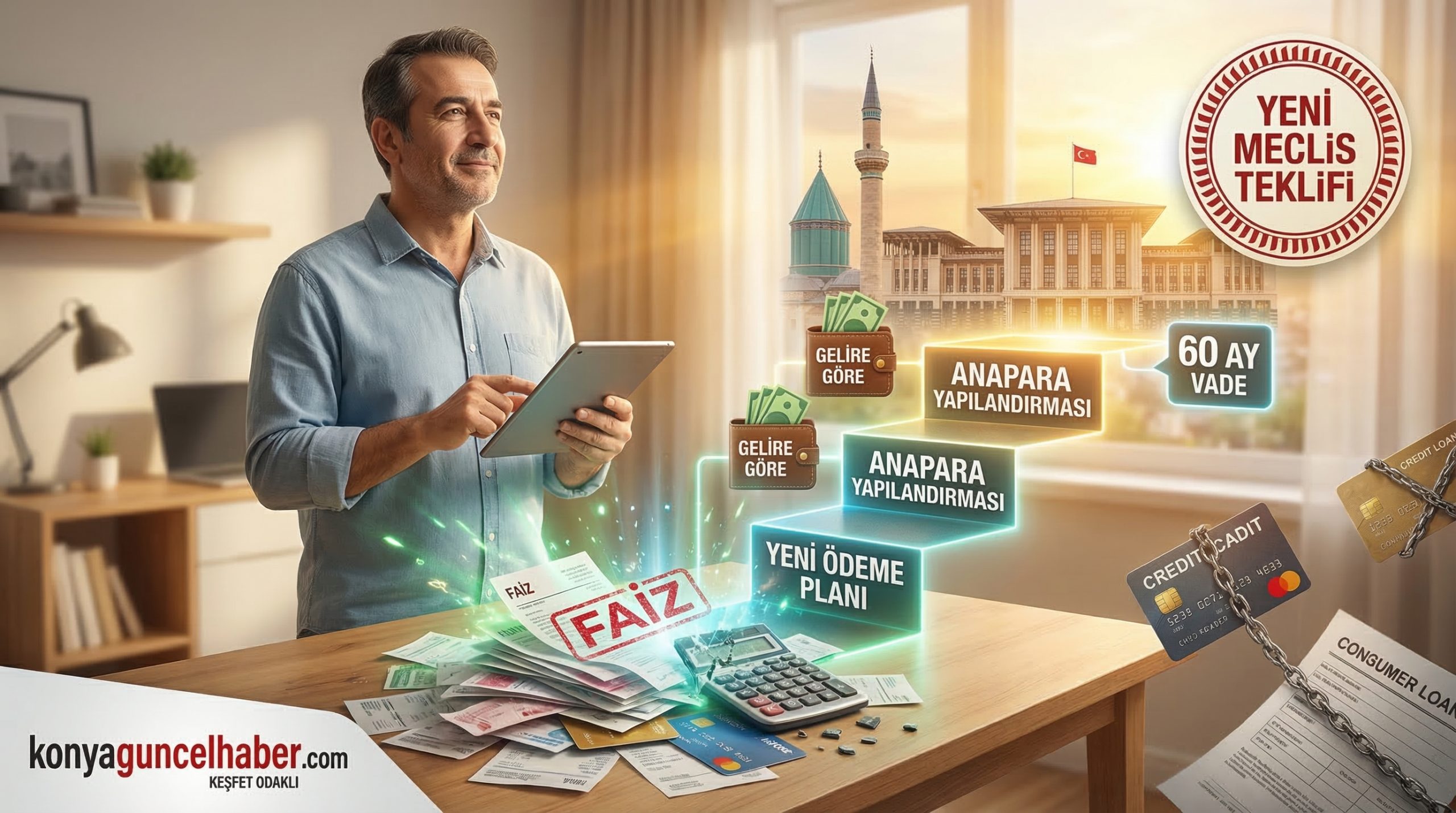 Kredi ve Kart Borcu Olanlara Müjde: Faizleri Silecek Kanun Teklifi Meclis’te!