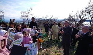Ayvalık’ta Geleceğe Nefes: 150 Fıstık Çamı Toprakla Buluştu