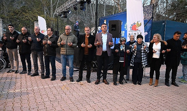 İftar sofrası Beldibi’nde kuruldu