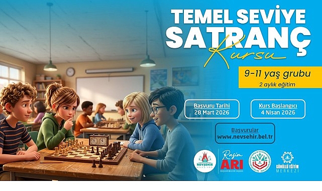 Nevşehir Belediyesi’nden Çocuklara Satranç Eğitimi Fırsatı