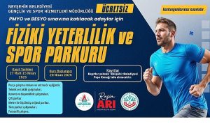 Nevşehir Belediyesi’nden PMYO ve BESYO Adaylarına Ücretsiz Parkur Kursu